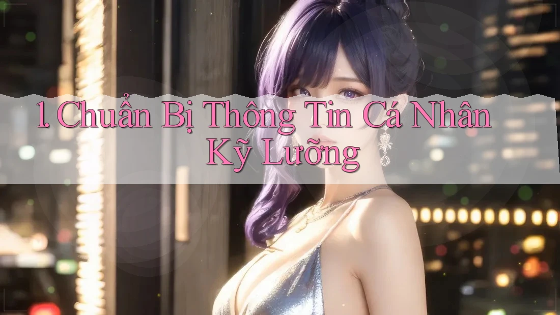 1. Chuẩn Bị Thông Tin Cá Nhân Kỹ Lưỡng