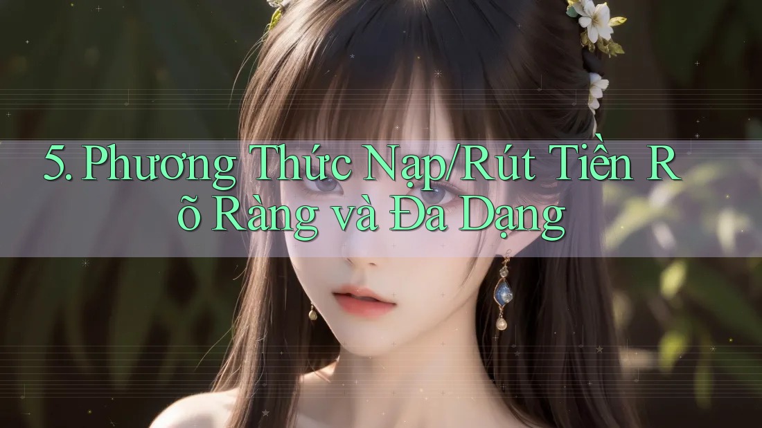 5. Phương Thức Nạp/Rút Tiền Rõ Ràng và Đa Dạng 5. Phương Thức Nạp/Rút Tiền Rõ Ràng và Đa Dạng