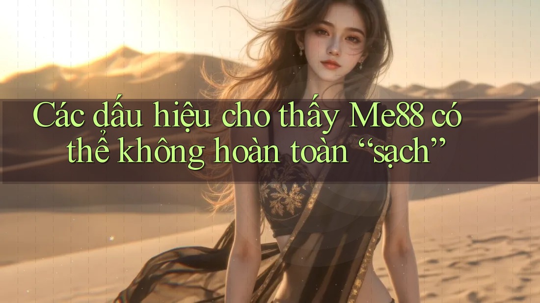 Các dấu hiệu cho thấy Me88 có thể không hoàn toàn “sạch”