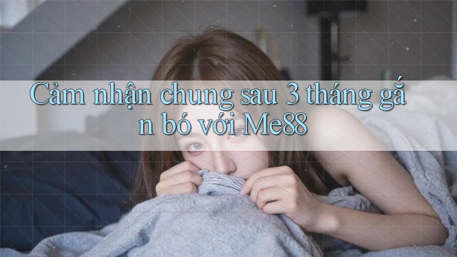 Cảm nhận chung sau 3 tháng gắn bó với Me88 Cảm nhận chung sau 3 tháng gắn bó với Me88