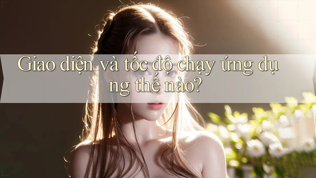 Giao diện và tốc độ chạy ứng dụng thế nào?