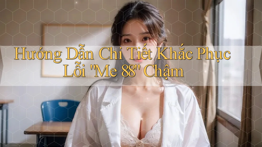 Hướng Dẫn Chi Tiết Khắc Phục Lỗi “Me 88” Chậm