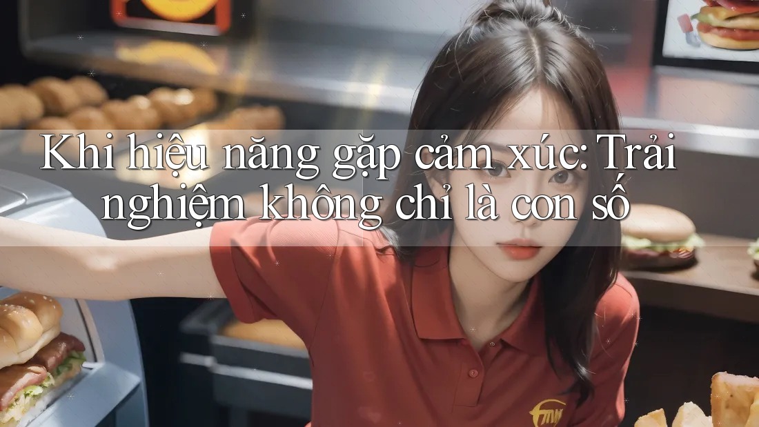 Khi hiệu năng gặp cảm xúc: Trải nghiệm không chỉ là con số