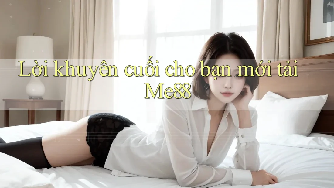 Lời khuyên cuối cho bạn mới tải Me88