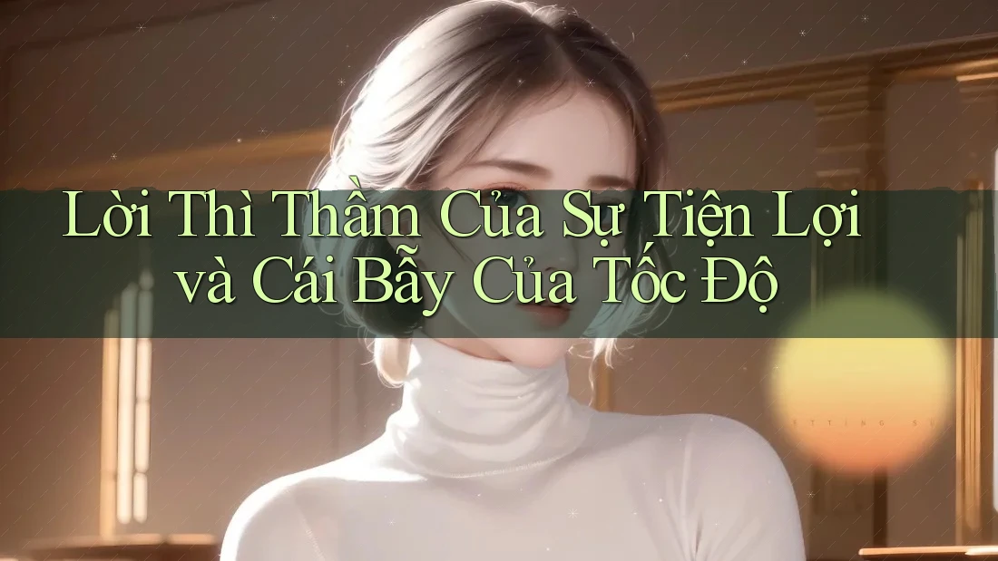 Lời Thì Thầm Của Sự Tiện Lợi và Cái Bẫy Của Tốc Độ Lời Thì Thầm Của Sự Tiện Lợi và Cái Bẫy Của Tốc Độ