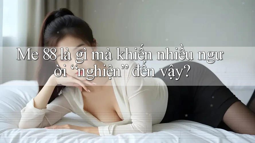 Me 88 là gì mà khiến nhiều người “nghiện” đến vậy?