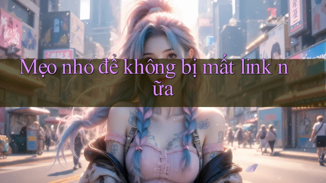 Mẹo nhỏ để không bị mất link nữa