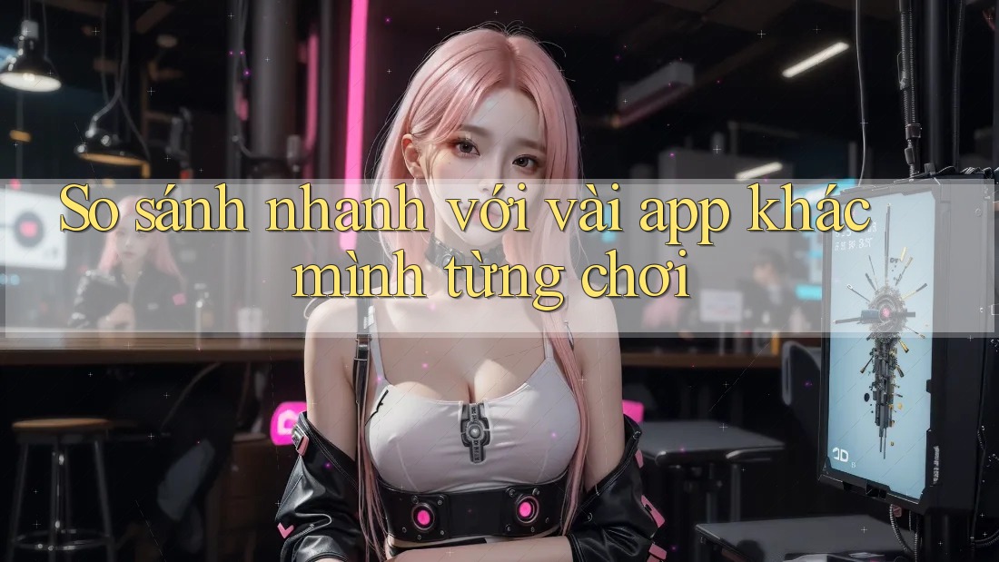 So sánh nhanh với vài app khác mình từng chơi
