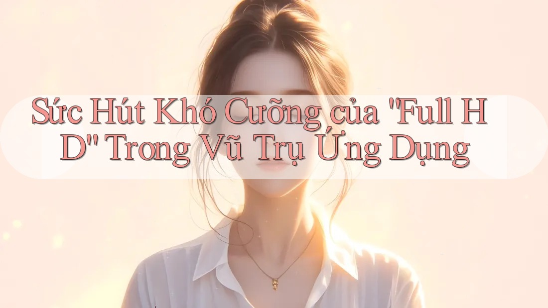 Sức Hút Khó Cưỡng của “Full HD” Trong Vũ Trụ Ứng Dụng
