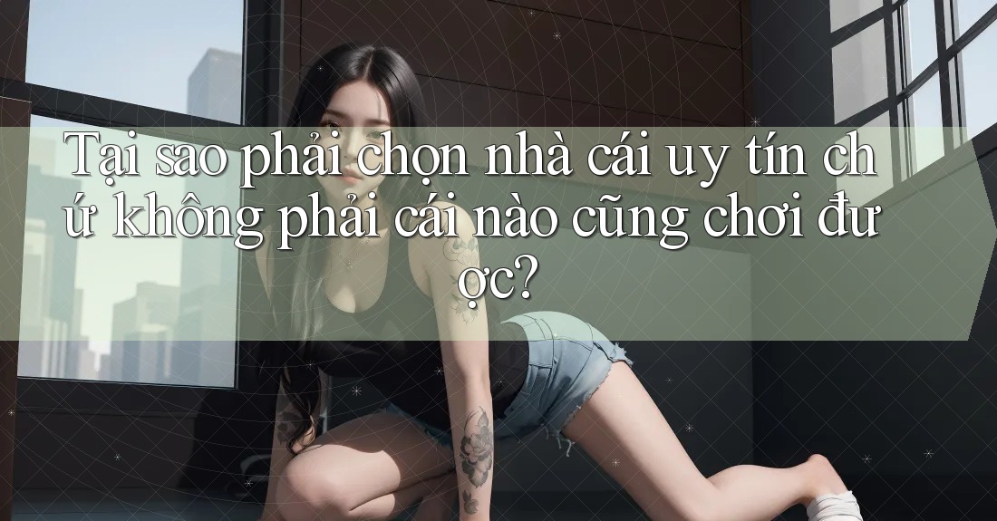 Tại sao phải chọn nhà cái uy tín chứ không phải cái nào cũng chơi được?