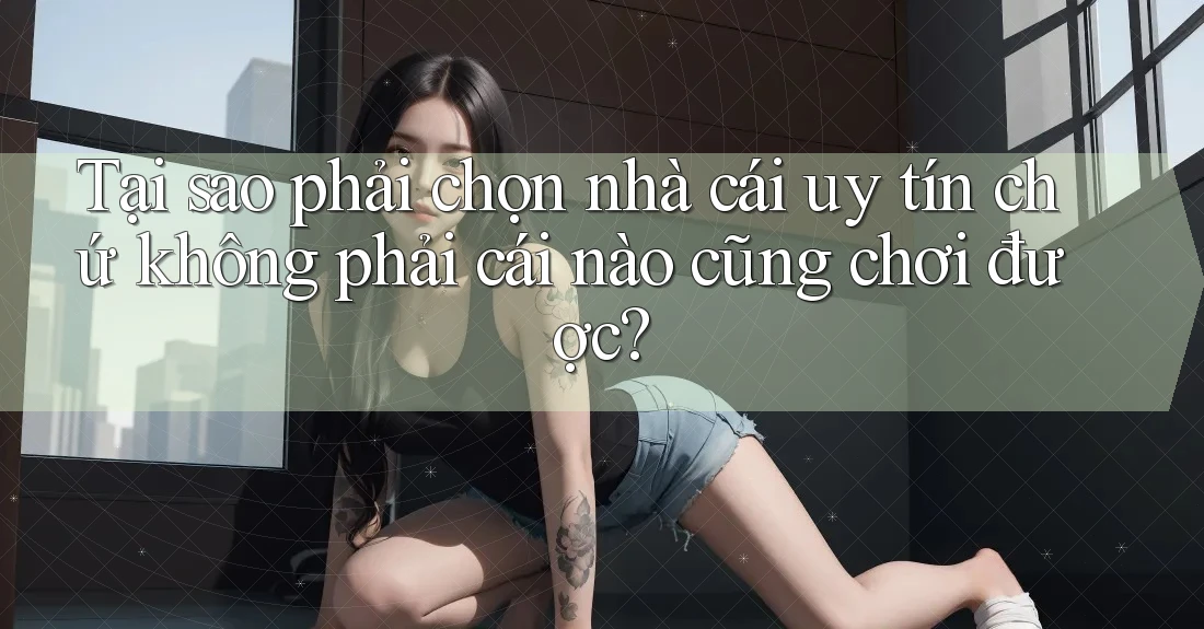 Tại sao phải chọn nhà cái uy tín chứ không phải cái nào cũng chơi được?