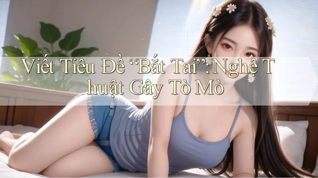 Viết Tiêu Đề “Bắt Tai”: Nghệ Thuật Gây Tò Mò